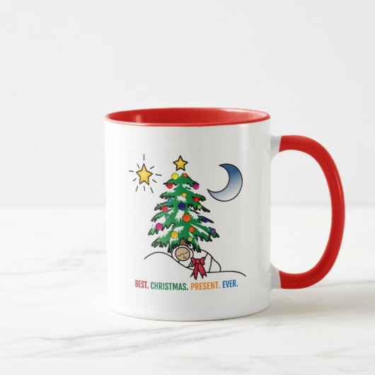 Mug Meilleur cadeau de Noël (Droite)
