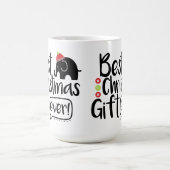 Mug Meilleur cadeau de Noël jamais (Centre)