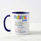 Mug Meilleur cadeau fait sur commande drôle de (Gauche)