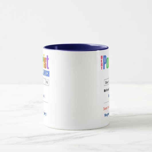 Mug Meilleur cadeau fait sur commande drôle de (Centre)