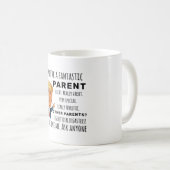 Mug Meilleur cadeau parent (Devant droit)