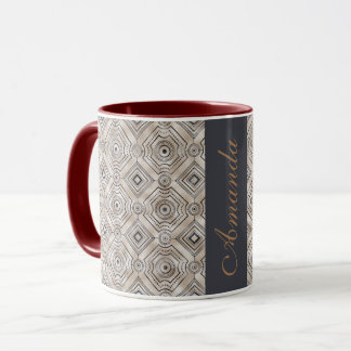 Mug Meilleur café à deux tons Classy personnalisé, tas