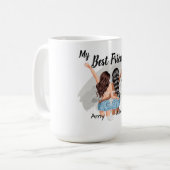 Mug Meilleur café d'amis (Devant gauche)