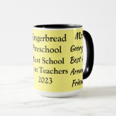Mug Meilleur Café-Mug scolaire sur mesure 15oz Par Edi (Devant droit)
