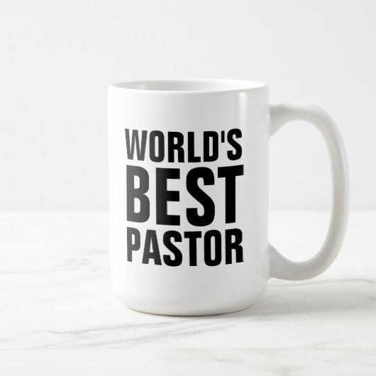 MUG MEILLEUR CAFÉ PASTOR DU MONDE (Droite)