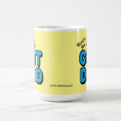 Mug Meilleur CAT DAD au monde avec un chat mignon (Centre)