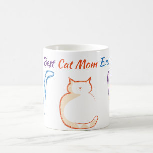 Mug Meilleur Cat Maman jamais