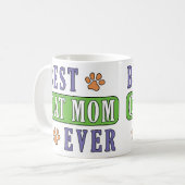 Mug Meilleur Cat Maman jamais (Devant gauche)