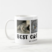 Mug MEILLEUR CAT MOM JAMAIS Empreinte de patte Photo C (Gauche)
