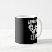Mug Meilleur Champ De Lutte De Bras  (Devant droit)