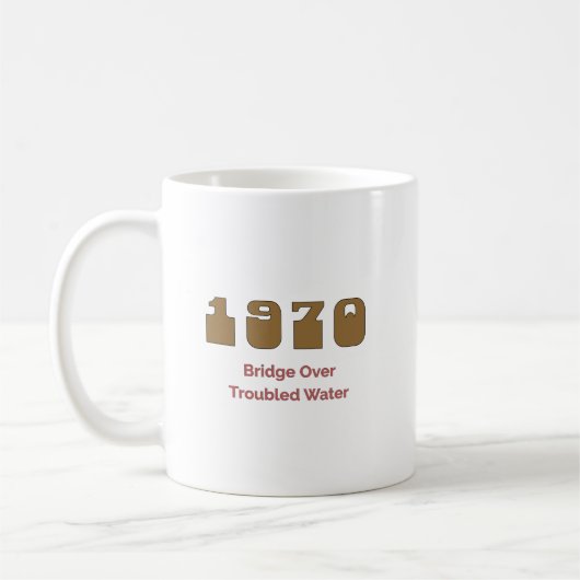 Mug Meilleur chanson de 1970 par année (Gauche)