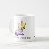 Mug Meilleur Chaser Unicorn Jamais Chat Unicorn (Devant gauche)