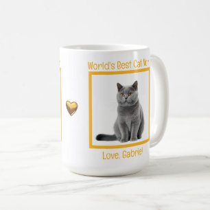 Mug Meilleur Chat au monde Maman Chartreux Personnalis