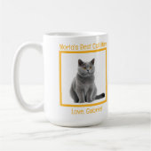 Mug Meilleur Chat au monde Maman Chartreux Personnalis (Gauche)