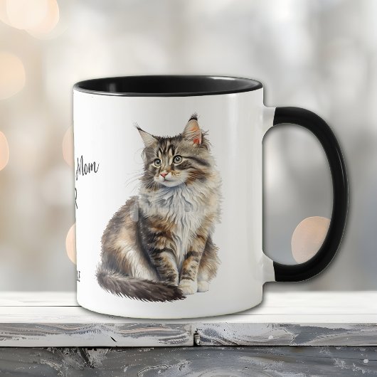 Mug Meilleur Chat de la Forêt Norvégienne Maman Jamais