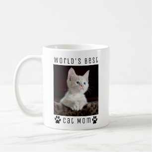 Mug Meilleur Chat du monde Maman Photo personnalisée,