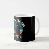 Mug Meilleur Chat Grand-Mère Jamais Drôle Chat Noir (Devant droit)