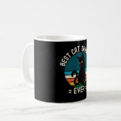 Mug Meilleur Chat Grand-Mère Jamais Drôle Chat Noir (Devant gauche)