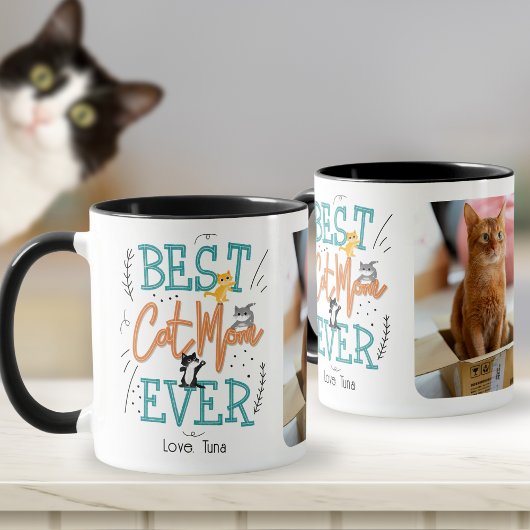 Mug Meilleur Chat Maman Ever 1 Photo Fête des mères