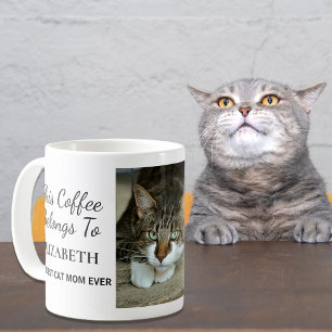 Mug Meilleur Chat Maman Jamais Personnalisé Photo