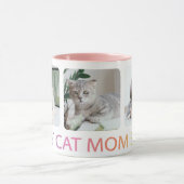 Mug Meilleur chat Maman Jamais Photo Collage Animaux d (Centre)