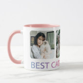 Mug Meilleur chat Maman Jamais Photo Collage Animaux d (Gauche)