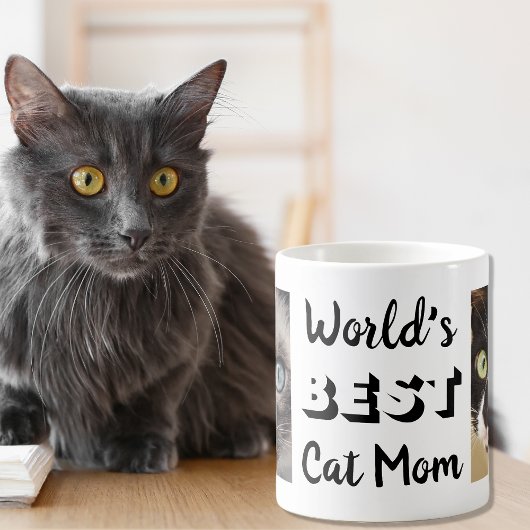 Mug Meilleur chat maman photo du monde