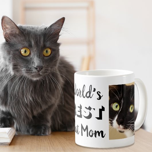 Mug Meilleur chat maman photo du monde