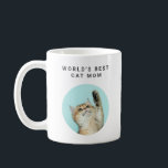 Mug Meilleur Chat Mondial Maman Personnalisé Drôle 2 P<br><div class="desc">Meilleur Chat du monde Maman Personnalisé Drôle 2 Animaux Photos Café Mug</div>