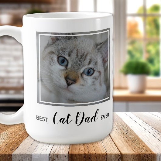 Mug Meilleur Chat Papa Jamais- Personnalisé Cute Pet P