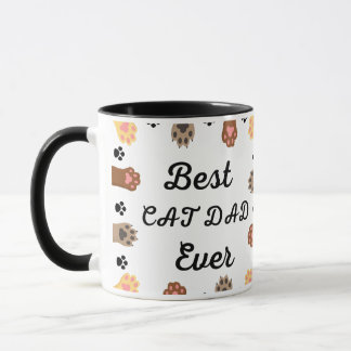 Mug Meilleur Chat Papa Jamais une photo personnalisée 