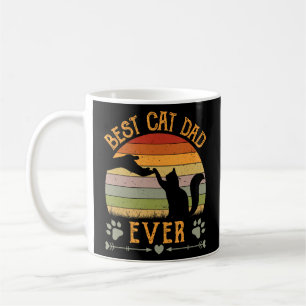 Mug Meilleur Chat Papa Jamais Vintage Chat Père Fête