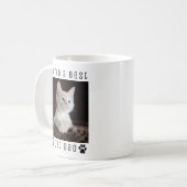 Mug Meilleur Chat Papa Photo personnalisée du monde, N (Devant gauche)