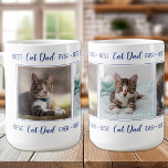 Mug Meilleur Chat Papa Toujours Personnalisé 3 Photo C<br><div class="desc">Meilleur Chat Papa ♡... Surprenez votre papa chat préféré que ce soit son anniversaire, sa Fête des pères ou Noël avec cette super mignonne tasse photo personnalisée. Customisez cette tasse à café avec vos 3 photos préférées de votre chat, enveloppez autour du design, la photo du centre a personnalisé avec...</div>