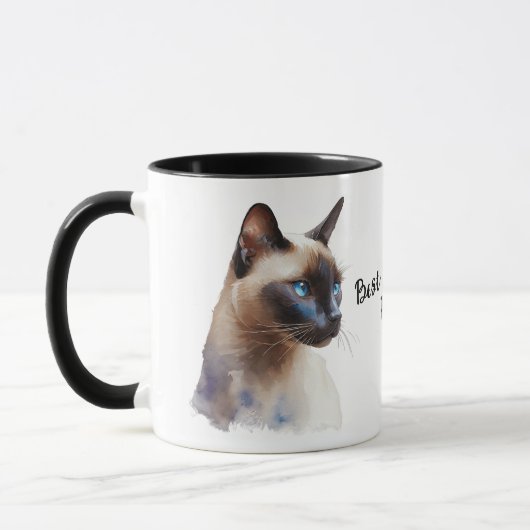 Mug Meilleur Chat Siamais Maman Jamais Muet (Gauche)