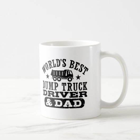 Mug Meilleur Chauffeur Et Père De Camion De Pompage Au (Droite)