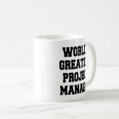Mug Meilleur chef de projet au monde (Devant droit)