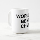Mug Meilleur Chef du monde (Devant gauche)