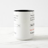 Mug Meilleur chef ou cuisinier (Centre)