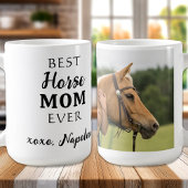 Mug Meilleur Cheval Maman Cute Custom Photo équestre