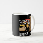 Mug Meilleur Cheval Papa Fête des pères Animal Horse F (Devant droit)