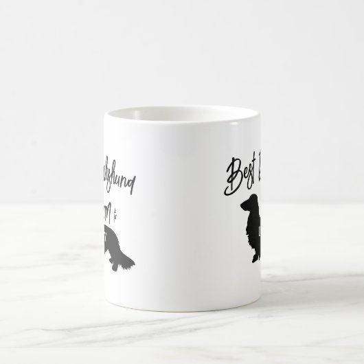 Mug Meilleur Cheveux Long Dachshund Chien Maman Cadeau (Centre)