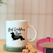 Mug Meilleur Cheveux Long Dachshund Chien Maman Cadeau