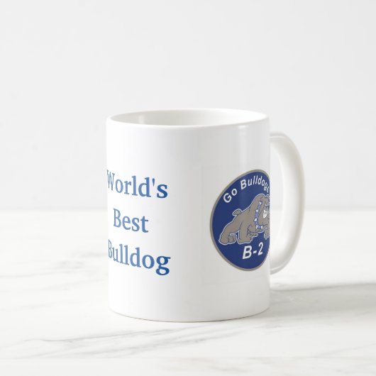 Mug Meilleur chien de taureau du monde (Devant droit)