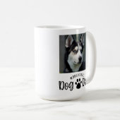 Mug MEILLEUR CHIEN DU MONDE DAD 2 Photos Empreintes de (Devant droit)