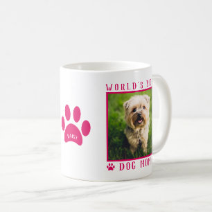 Mug Meilleur chien du monde maman Nom de la photo Empr