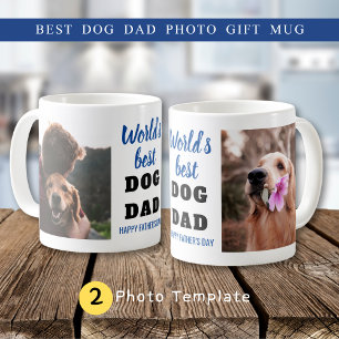 Mug Meilleur chien du monde papa Happy Fête des pères 