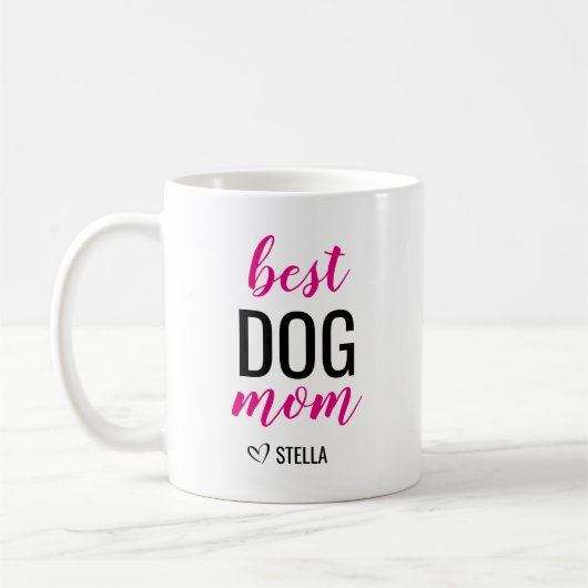 Mug Meilleur chien maman (Gauche)