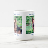 Mug Meilleur Chien Maman - Bonne Fête des Mères - Blue (Centre)