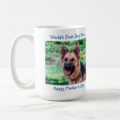 Mug Meilleur Chien Maman - Bonne Fête des Mères - Blue (Gauche)